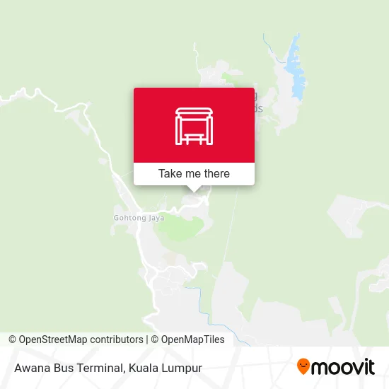 Awana Bus Terminal map