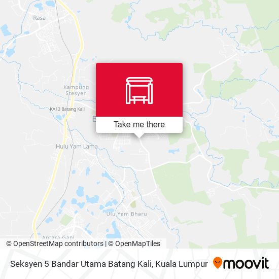 Peta Seksyen 5 Bandar Utama Batang Kali