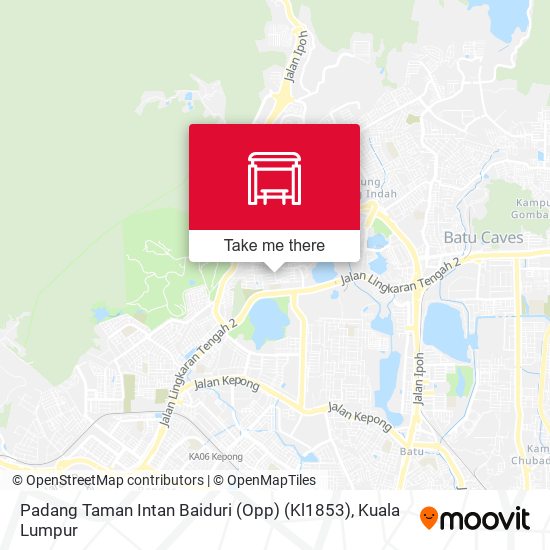 Peta Padang Taman Intan Baiduri (Opp) (Kl1853)