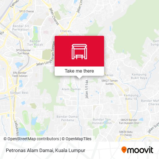 Peta Petronas Alam Damai