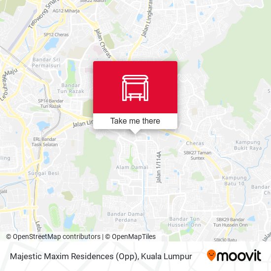Majestic Maxim Residences (Opp) map