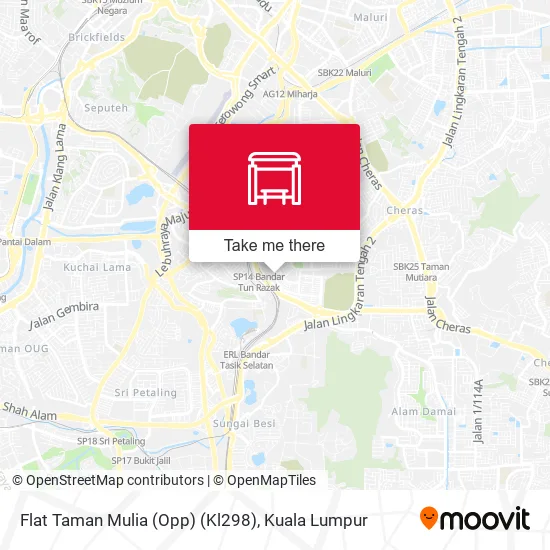 Flat Taman Mulia (Opp) (Kl298) map