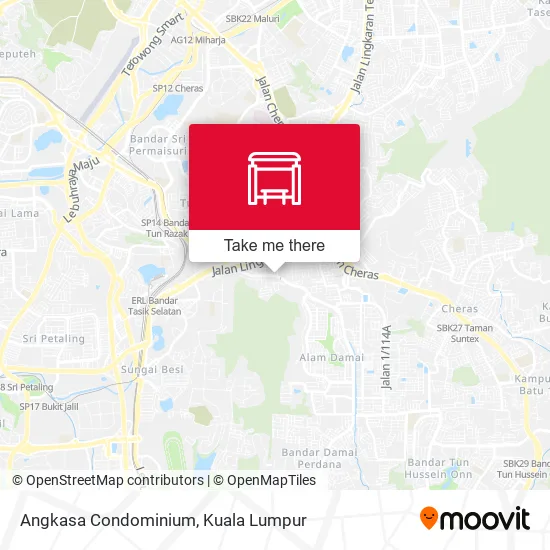 Angkasa Condominium map