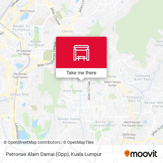 Petronas Alam Damai (Opp) map