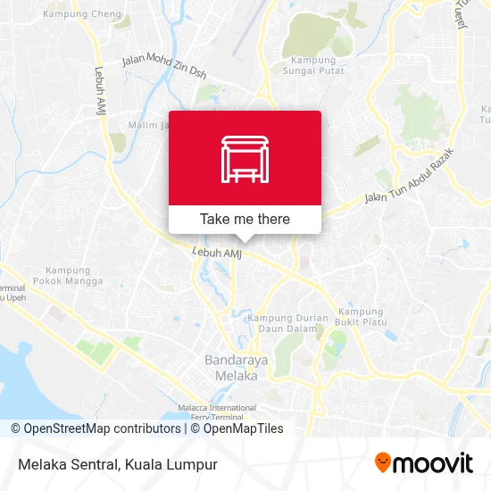 Melaka Sentral map