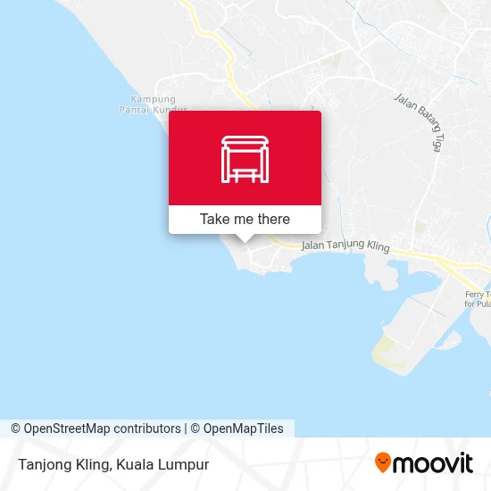 Tanjong Kling map