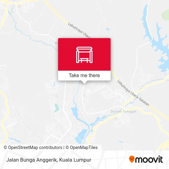 Jalan Bunga Anggerik map