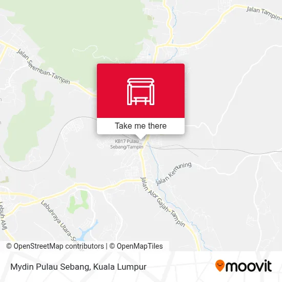 Mydin Pulau Sebang map