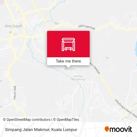 Simpang Jalan Makmur map