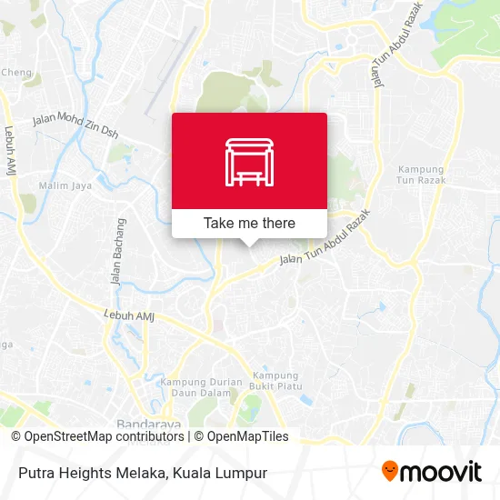 Putra Heights Melaka map