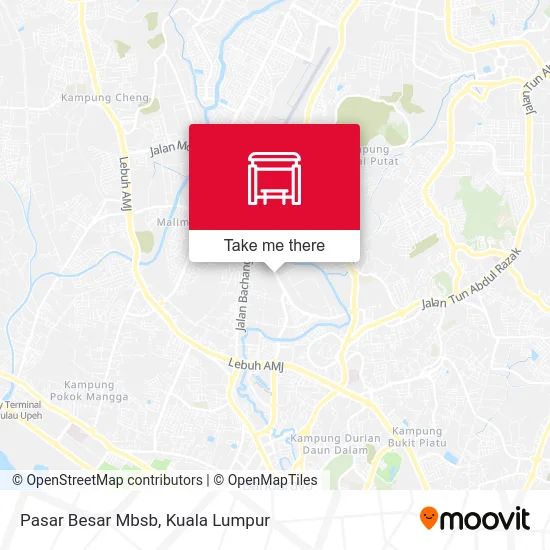 Pasar Besar Mbsb map