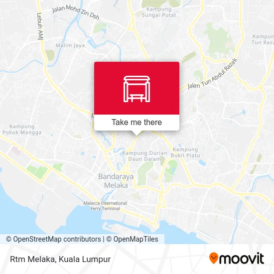 Rtm Melaka map
