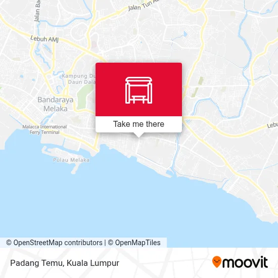 Padang Temu map