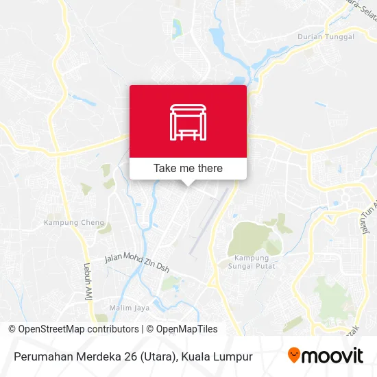 Perumahan Merdeka 26 (Utara) map