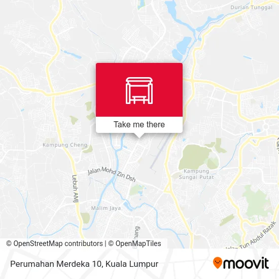 Perumahan Merdeka 10 map