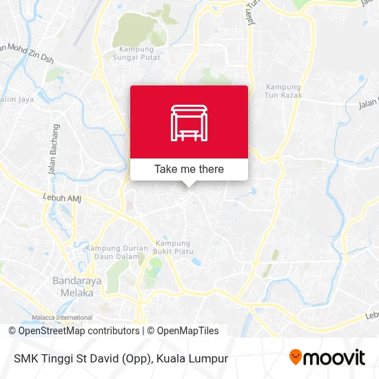 SMK Tinggi St David (Opp) map