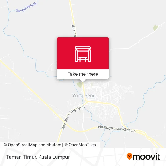 Taman Timur map
