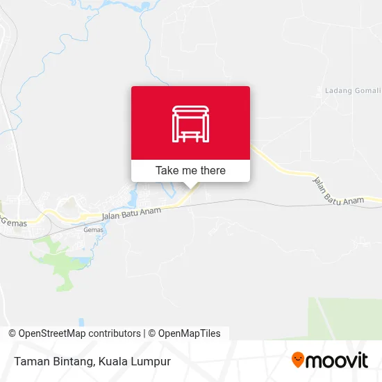 Taman Bintang map