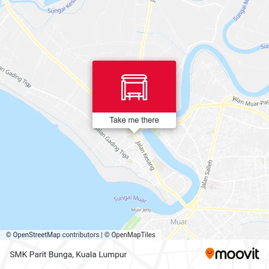 SMK Parit Bunga map