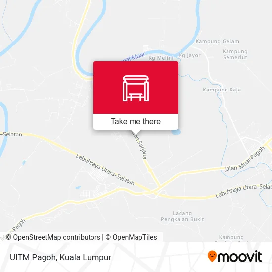UITM Pagoh map