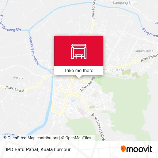 IPD Batu Pahat map