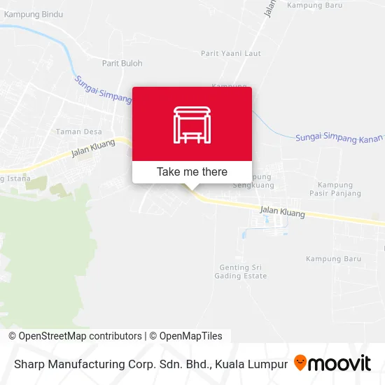 Sharp Manufacturing Corp. Sdn. Bhd. map