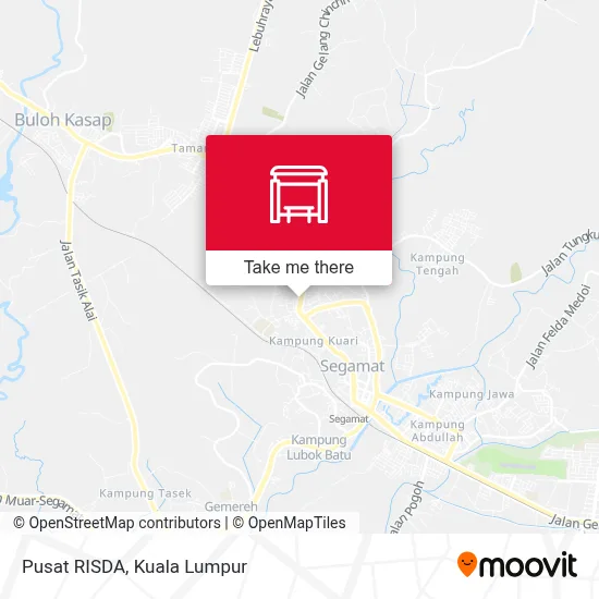 Pusat RISDA map