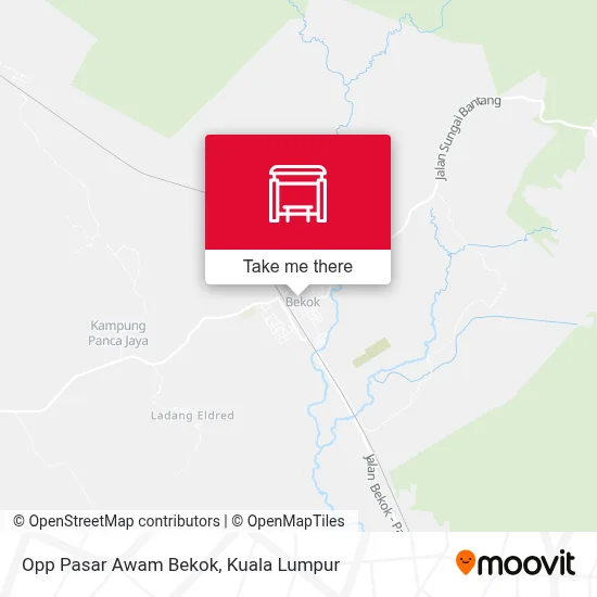 Opp Pasar Awam Bekok map