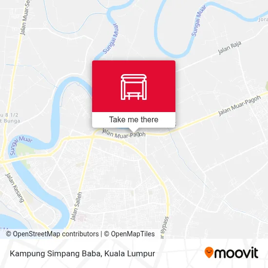 Kampung Simpang Baba map