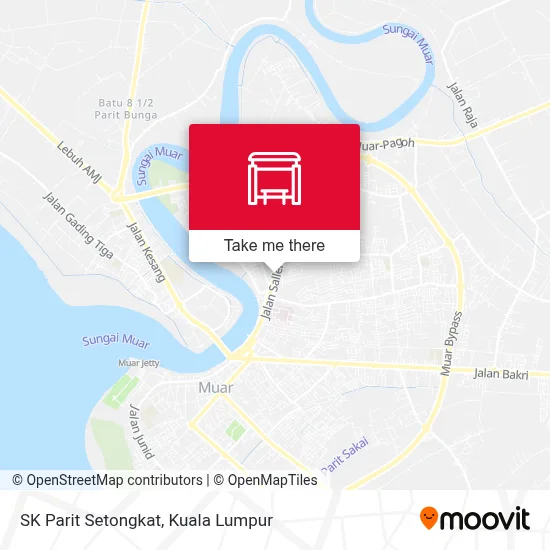 SK Parit Setongkat map