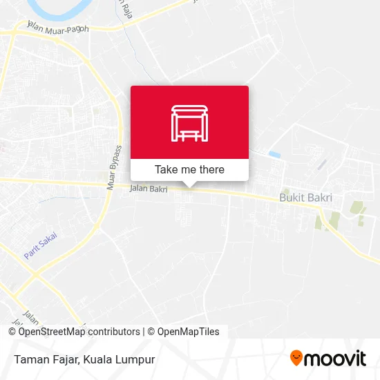 Taman Fajar map