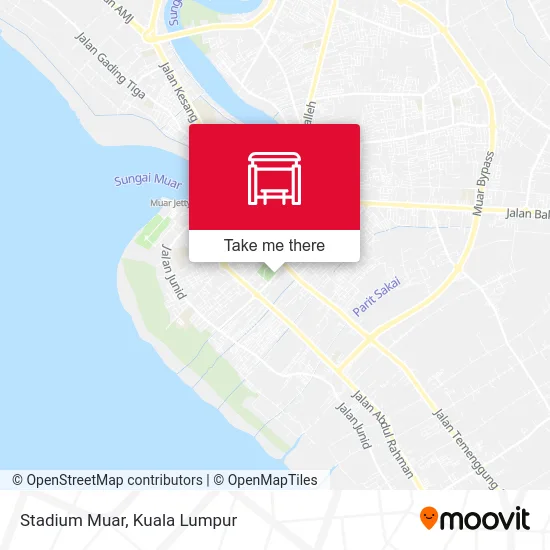 Stadium Muar map
