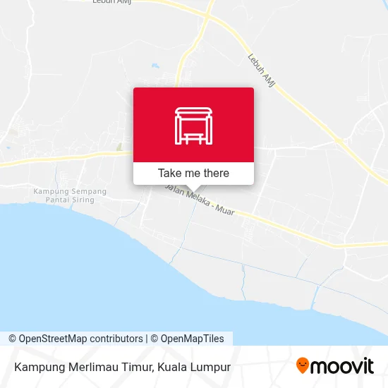 Kampung Merlimau Timur map