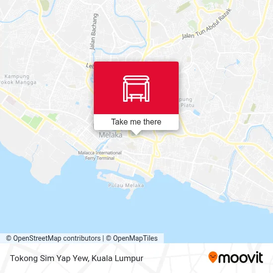 Tokong Sim Yap Yew map