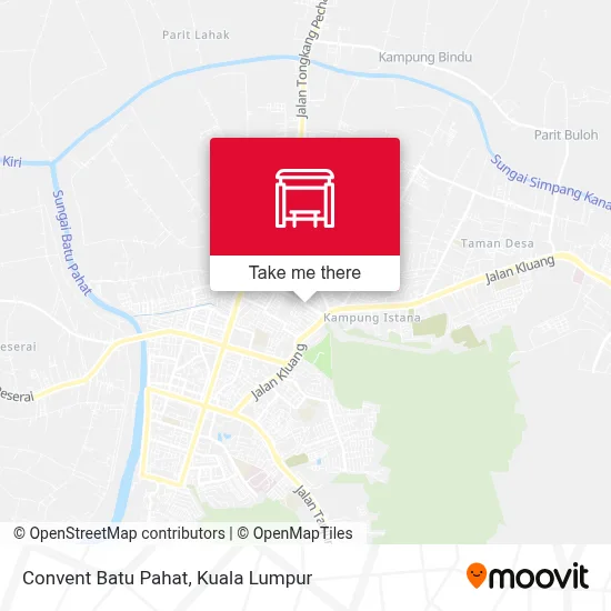 Convent Batu Pahat map
