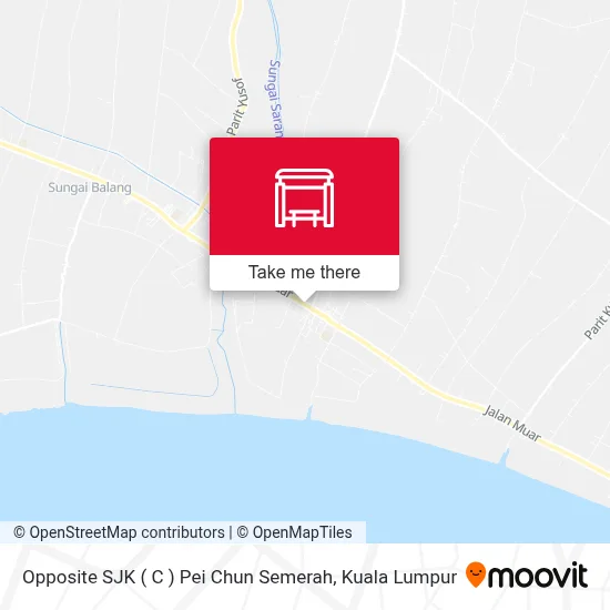 Opposite SJK ( C ) Pei Chun Semerah map