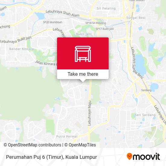 Perumahan Puj 6 (Timur) map