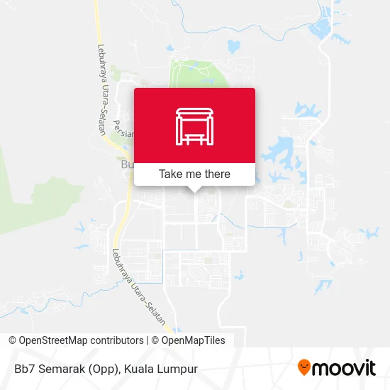 Bb7 Semarak (Opp) map