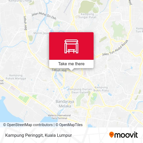 Kampung Peringgit map