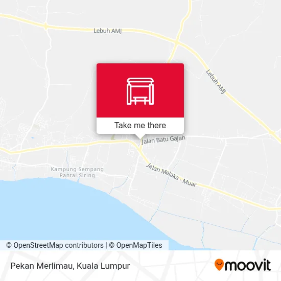 Pekan Merlimau map
