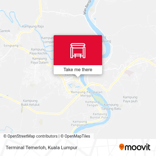 Terminal Temerloh map