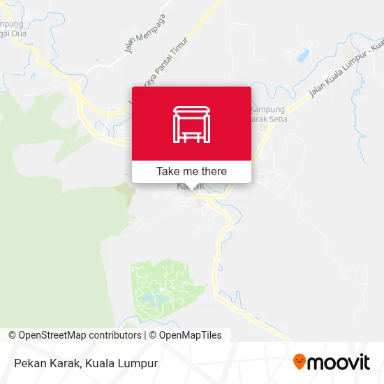 Pekan Karak map