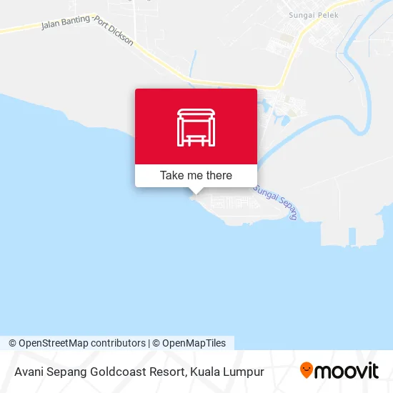 Avani Sepang Goldcoast Resort map