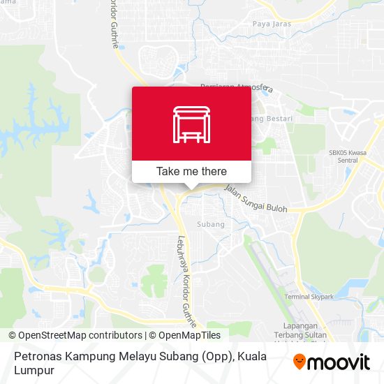 Peta Petronas Kampung Melayu Subang (Opp)