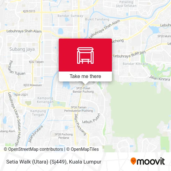 Setia Walk (Utara) (Sj449) map