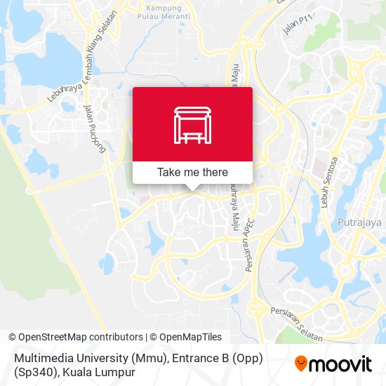 Multimedia University (Mmu), Entrance B (Opp) (Sp340) map