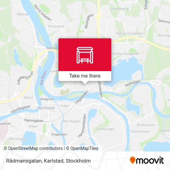 Rådmansgatan, Karlstad map