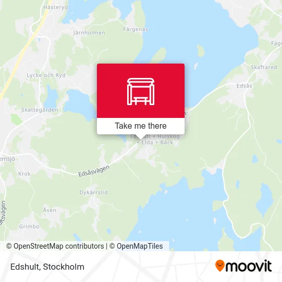Edshult map