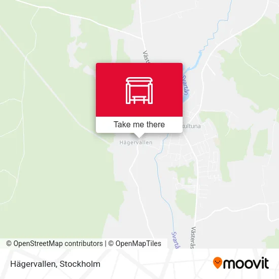 Hägervallen map