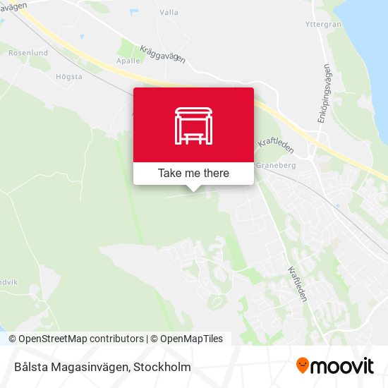 Bålsta Magasinvägen map